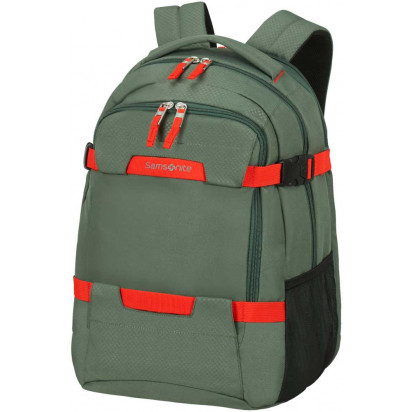 green laptop backpack