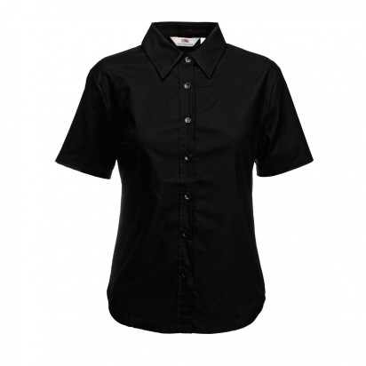 Short Sleeve Oxford Shirt Lady-Fit