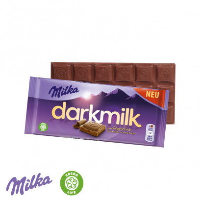 Schokoladentafel 85 G Dunkle Alpenmilch Milka