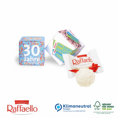 Werbe-Würfel mit Raffaelo, 1er, Klimaneutral, FSC®