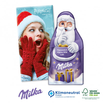 Milka Weihnachtsmann Tafel Klimaneutral Fsc Zertifiziert