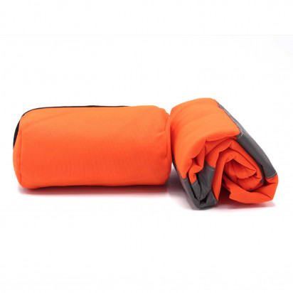 toolmate® Warnweste Warnweste orange mit Vertikalstreifen