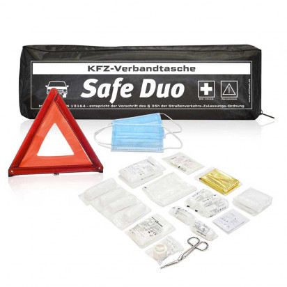 Kfz-Verbandstasche Safe Duo mit Standardmotiv