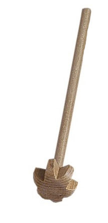 4-teiliges Quirl-Set Aus Buchenholz – Mit Kunststoffkopf In Größen 19, 22, 26 & 36 Cm