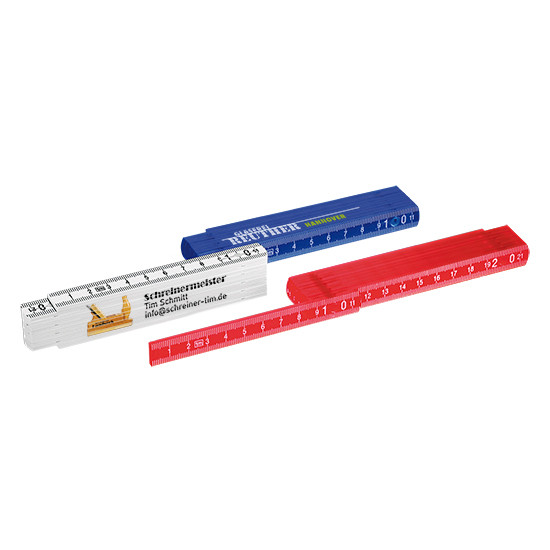 DRAPER 1 Meter Zollstock Aus Kunststoff - Blauer Maßstab Für Präzises Messen