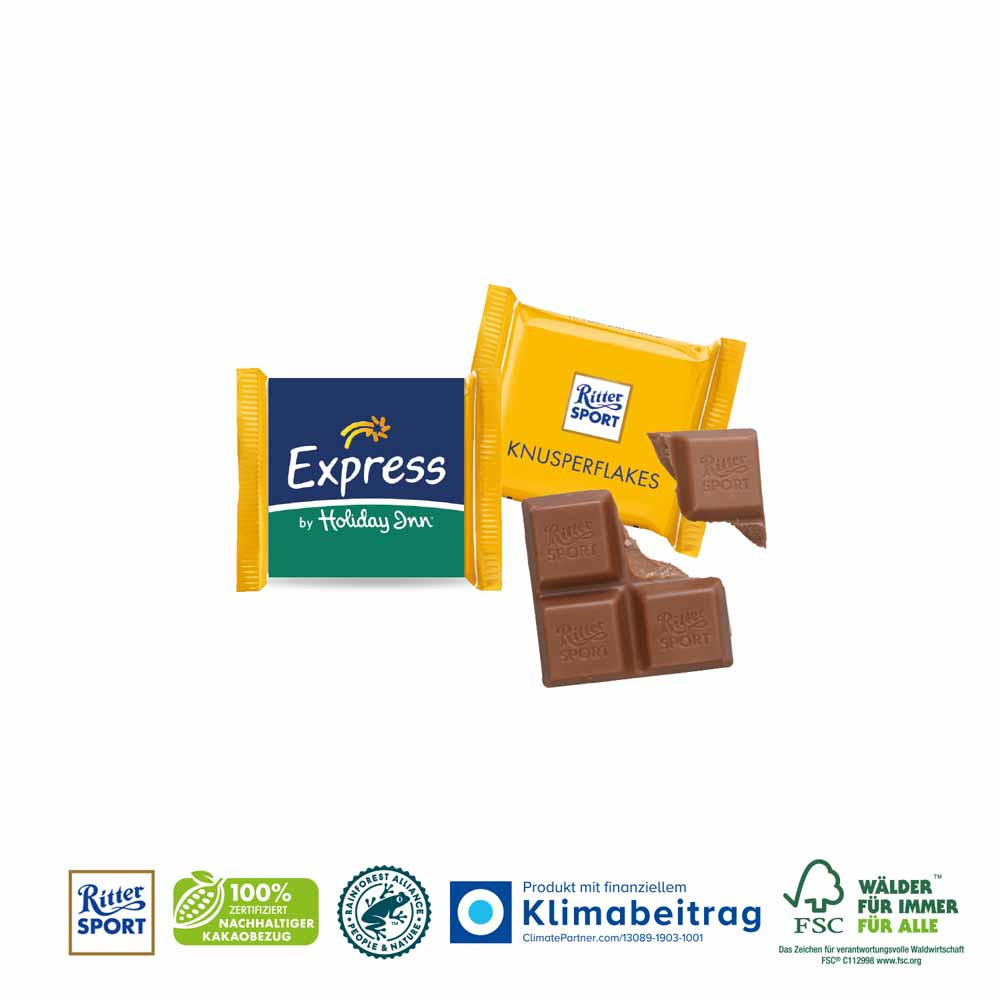 Ritter SPORT Mini mit Werbebanderole Express