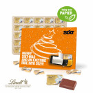 Tisch-Adventskalender Lindt "Select Edition", Inlay aus Papier