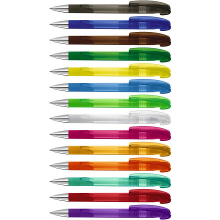 uma Druckkugelschreiber Look Grip transparent SI