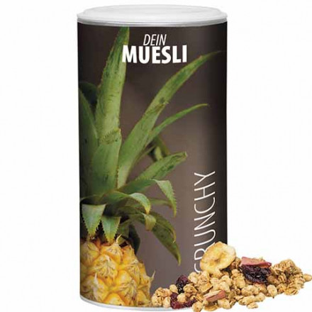 Müsli verschiedene Sorten, Pappdose Medium