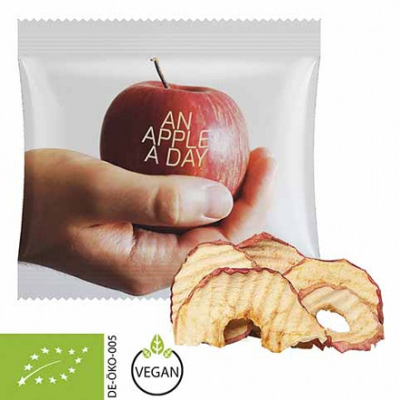 Bio Apfelchips, ca. 15g, Maxi-XL-Tüte