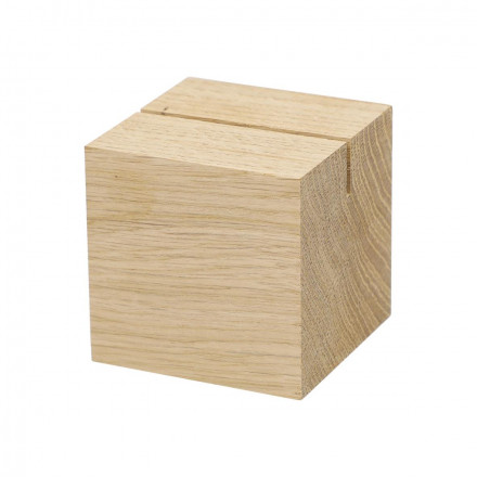 Holz-Menükartenhalter Cube