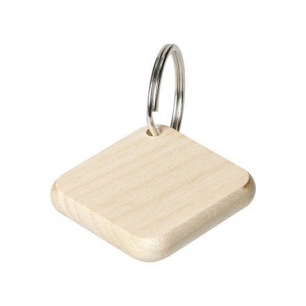 Holzschlüsselanhänger Maple eckig | Ahornholz