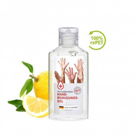 Handreinigungs-Gel 50 ml Flasche inkl. individuellem Label