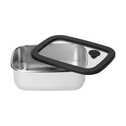 Edelstahl-Lunchbox mit Glasdeckel RILO, 550 ml