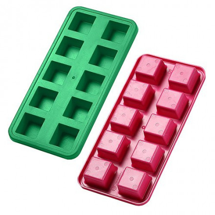 Eiswürfelform Quadrate 