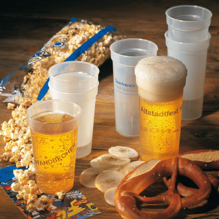 Trinkbecher Pfand 0,5 l