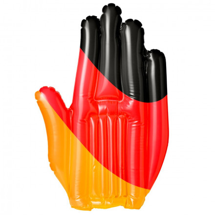 Aufblasbare Winkehand Deutschlandfarben
