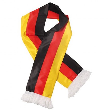 Schal Nations Deutschland, schwarz/rot/gelb