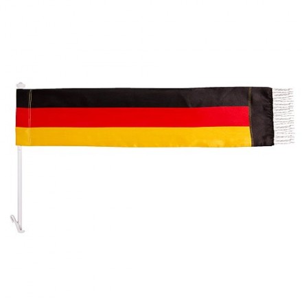 Autofahne Scarf Deutschland, schwarz/rot/gelb