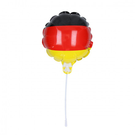 Luftballon selbstaufblasend Soccer Deutschlandfarben