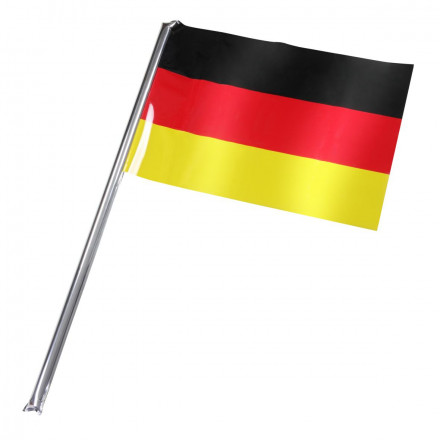 Fahne selbstaufblasend groß Deutschlandfarben