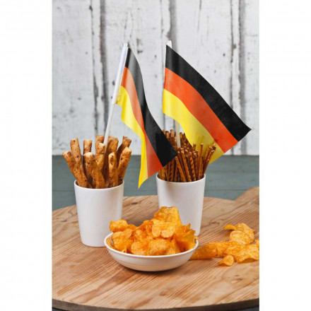 Deko-Fahnen Set Stick Deutschland 11er Set