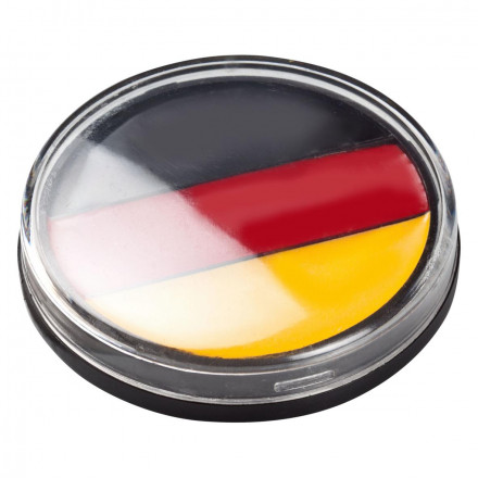 Fanschminke Round Deutschlandfarben
