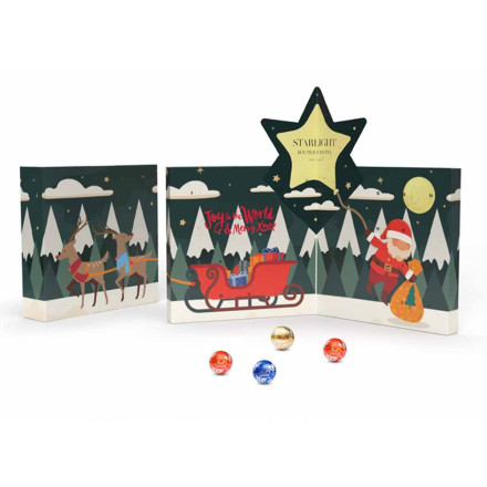 Lindt Adventskalender "Buch" Pop-Up Eco