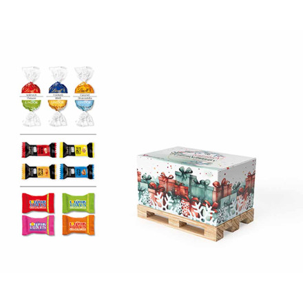 Geschenk Mini-Palette groß Lindt Lindor Kugeln