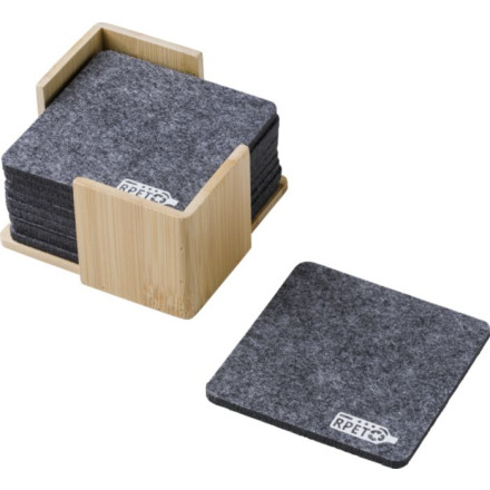 rPET-Filz-Untersetzer-Set