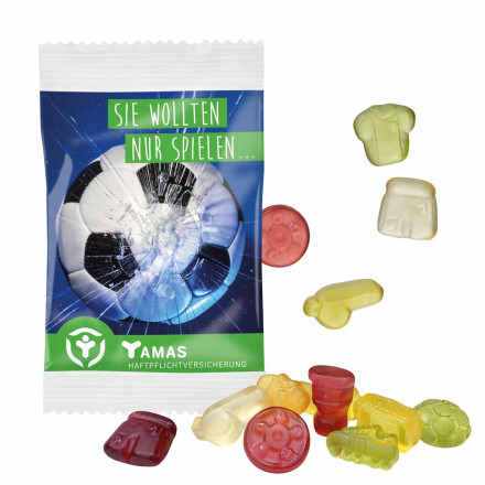 Fruchtgummi Standard 15 g im kompostierbaren Tütchen