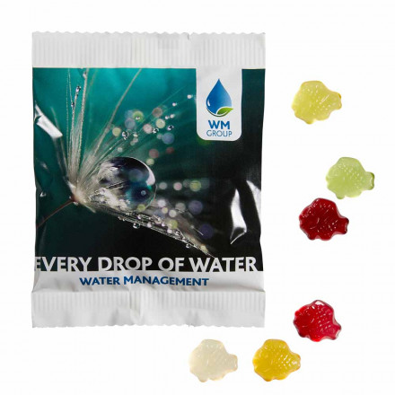 Fruchtgummi Standard 20 g im kompostierbaren Tütchen
