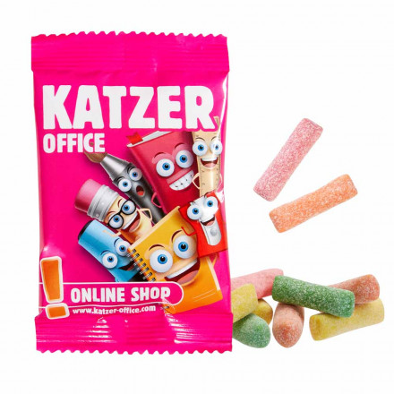 Mini Hitschies Kaubonbons Sauer Mix im konventionellen Tütchen