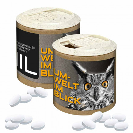 Papier-Werbedose mit Cool Ice, 80g