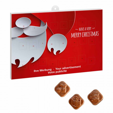 Classic Wand-/Tisch-Adventskalender – personalisierbares Standardmotiv