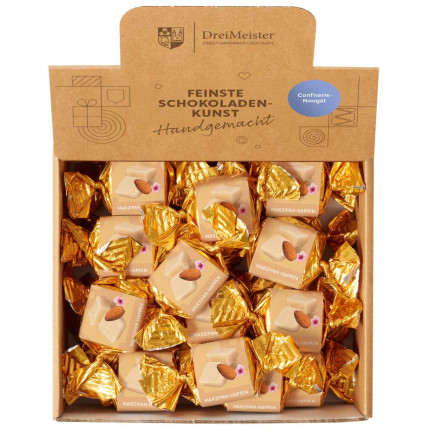 Marzipan-Happen im Display | Standardbanderole