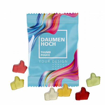 Fruchtgummi Daumen Hoch 10 g | geringe Mindestmenge 