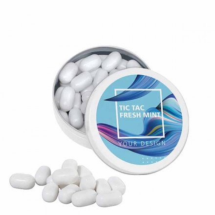 XS-Taschendose mit tic tac Fresh Mint | geringe Mindestmenge 