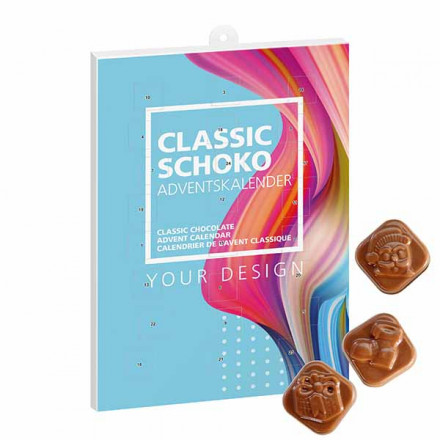 Classic Schoko Adventskalender Hochformat | ab 25 Stk. individuell gestaltbar