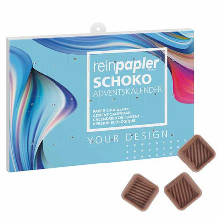 reinpapier® Schoko-Adventskalender | ab 25 Stk. individuell gestaltbar