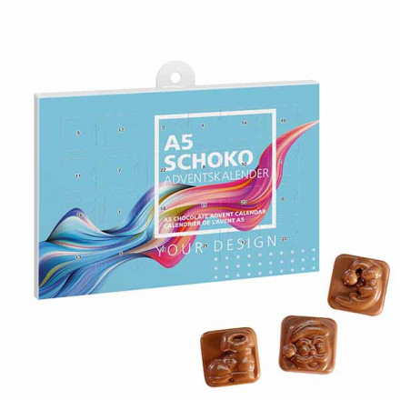 A5-Schoko-Adventskalender | ab 25 Stk. individuell gestaltbar