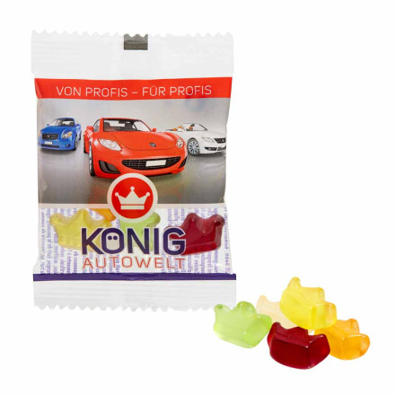 Fruchtgummi Individuell 10 g im kompostierbaren Tütchen
