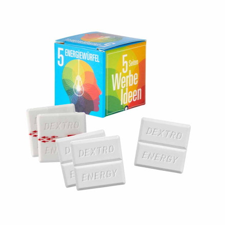 Mini Promo-Würfel mit Dextro Energy*