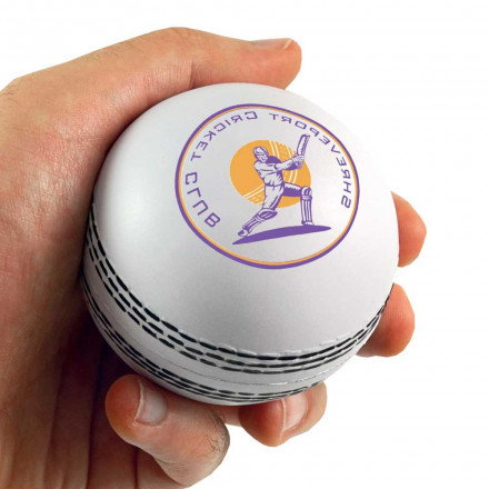 Anti-Stress Cricket Ball weiß
