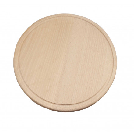 Schinkenteller mit Saftrille, 24,0 x 1,4 cm