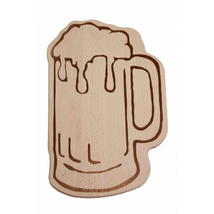 Holzbrett 'Bierkrug'