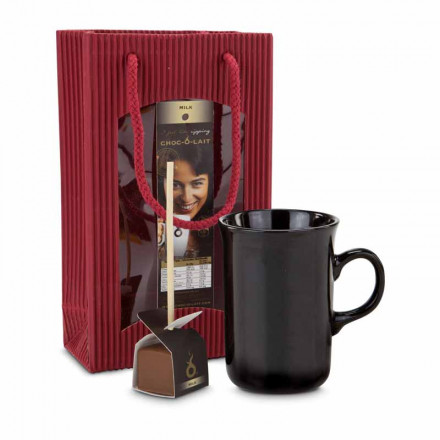 Schokostick in Tasse
