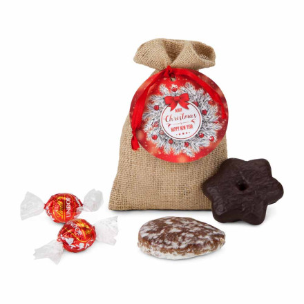 Süßes Weihnachtssäckchen