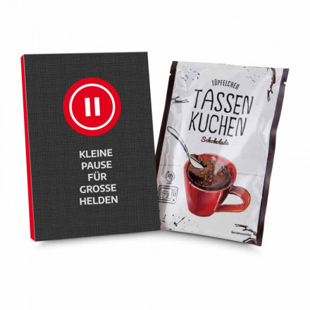 Tassenkuchen 70 g, kleine Pause im Home-Office