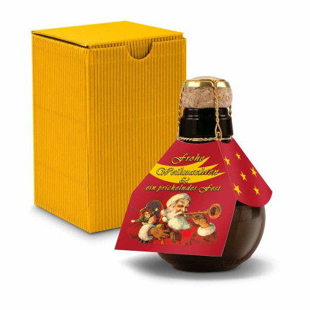 Origineller Sekt Weihnachtsgruß - im Geschenkkarton, 125 ml
